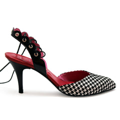 Zorilla - Houndstooth heel