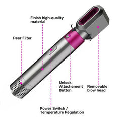 5 In 1 Hot Air Comb Automatic Curling Iron Square Model Hair Styling Comb Curling And Straightening, Plug: UK Plug - Comb Curling And Straightening - British D'sire