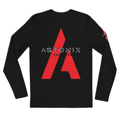 ASTONIX LONG SLEEVE WHITE FITTED T- SHIRT (M3601) - Men T-Shirt - British D'sire