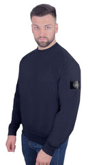 Antonio Falcone Marco Sweatshirt Navy - Men's Hoodies & Sweatshirts - British D'sire