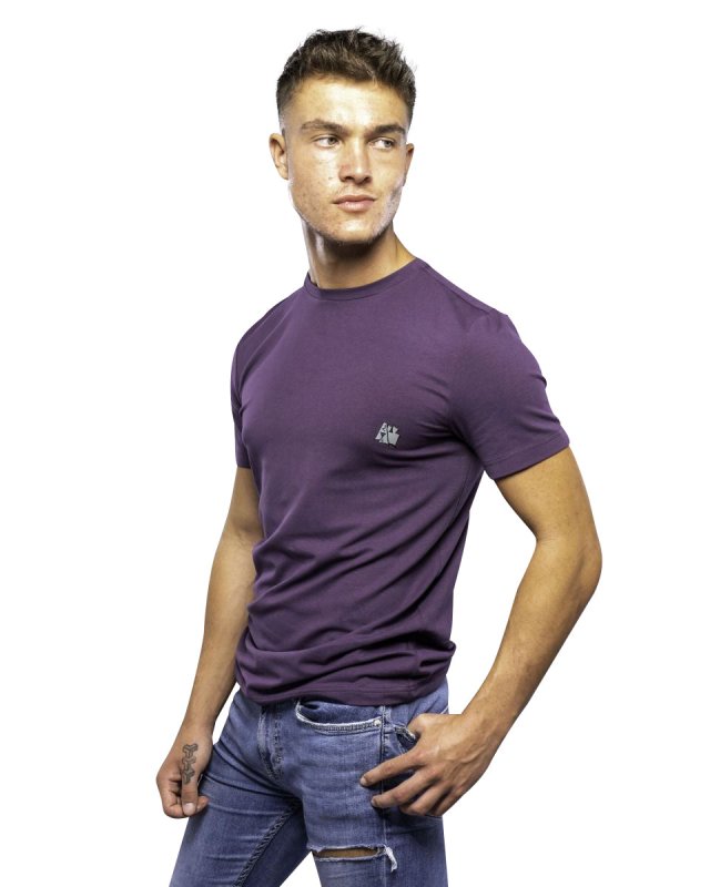 Antonio Falcone Simeone Short Sleeved T-shirt With Crew Neckline Cosmos Navy - Men's T-Shirts & Shirts - British D'sire