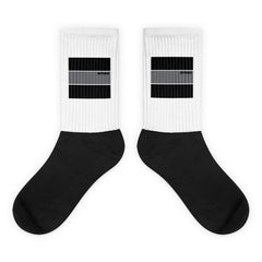 Astonix BLACK AND GRAY FLAG" PRINTED SOCKS BY ASTONIX CLOTHING - Women's Socks - British D'sire