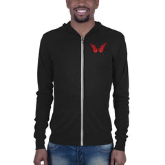 ASTONIX BLACK ATWK 135 3939 UNISEX TRIBLEND LIGHTWEIGHT ZIP-HOODIE - Men Hoodie and Sweatshirts - British D'sire