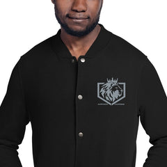 ASTONIX BLACK CHAMPION BOMBER JACKET - Men Hoodie and Sweatshirts - British D'sire