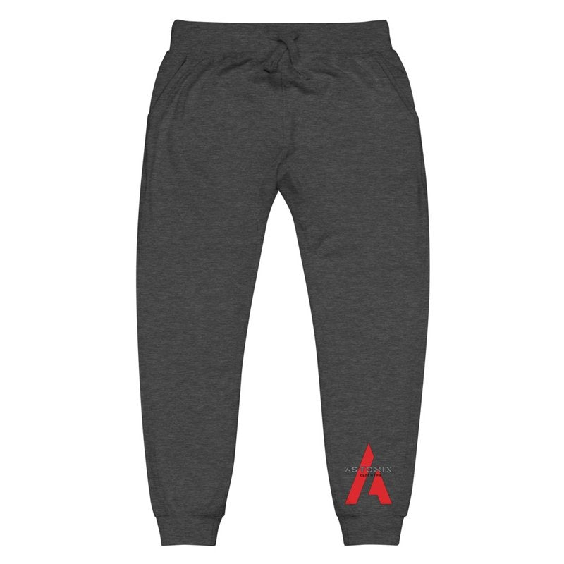 ASTONIX CHARCOAL HEATHER UNISEX FLEECE SWEATPANTS - Unisex Fleece Sweatpant - British D'sire