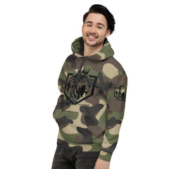 ASTONIX GREEN UNISEX CAMOUFLAGE HOODIE - Men Hoodie and Sweatshirts - British D'sire