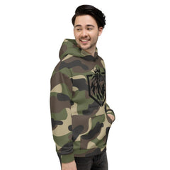 ASTONIX GREEN UNISEX CAMOUFLAGE HOODIE - Men Hoodie and Sweatshirts - British D'sire