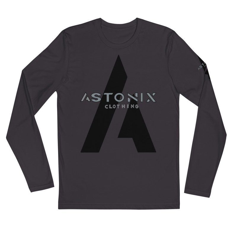 ASTONIX LONG SLEEVE WHITE FITTED T- SHIRT (M3601) - Men T-Shirt - British D'sire