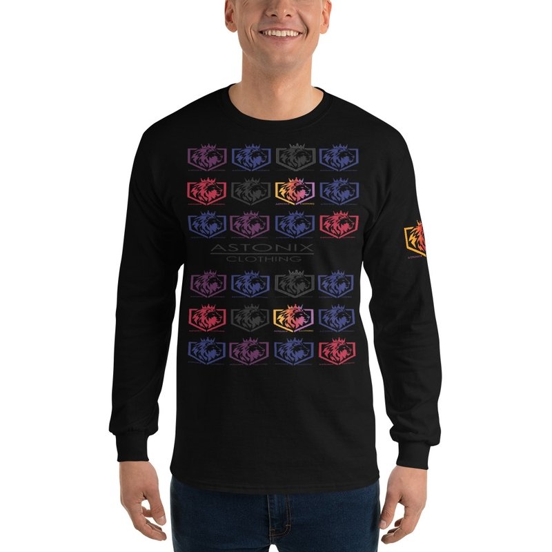 Astonix Men's Long Sleeve T-shirt | 2400 - Men's T-Shirts & Shirts - British D'sire