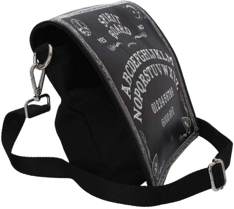 B4369M8 Spirit Board Shoulder Bag 27Cm Black, PU and Canvas - Totes & Shoulder Bags - British D'sire