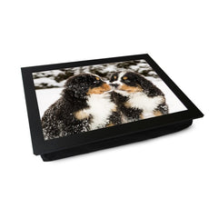 Bernese Mountain Puppies in the Snow Lap Tray - Kitchen Tools & Gadgets - British D'sire