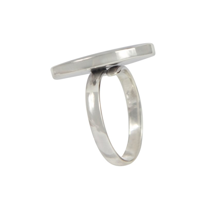 BrillIant bezel set circle ring - Rings - British D'sire