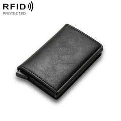 C1804H1 RFID Carbon Fiber Wallet For Men Black - Wallet For Men - British D'sire