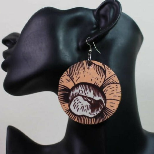 Damola Ankara Print Earring - Jewelry/Accessories - British D'sire