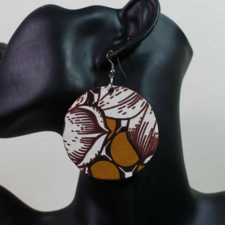 Damola Ankara Print Earring - Jewelry/Accessories - British D'sire