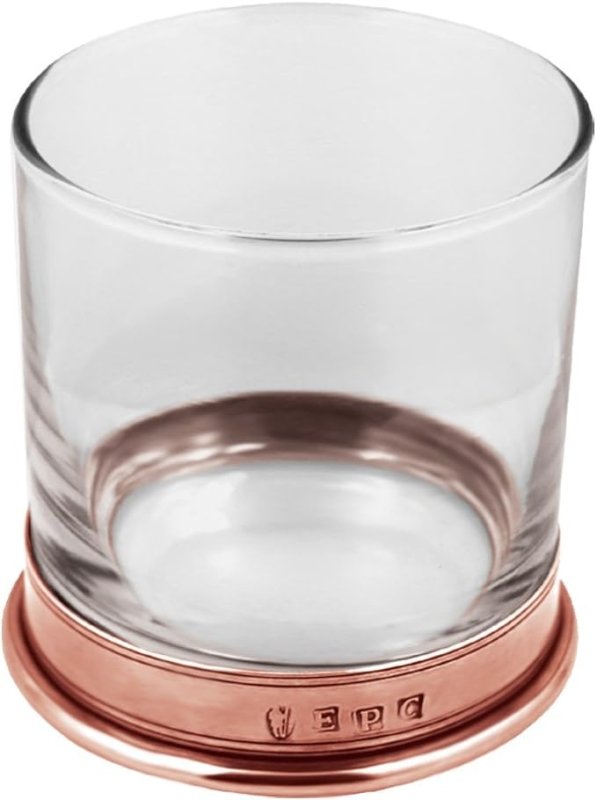 English Pewter Company Rose Pewter Copper Whisky Glass Tumbler [RP01] - British D'sire