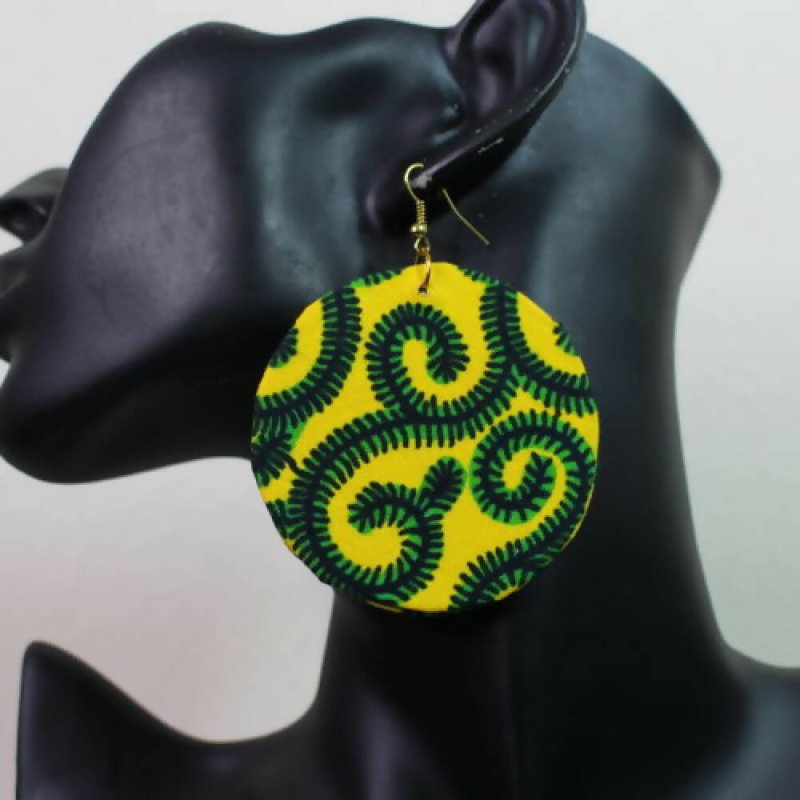 Feranmi Ankara print earrings - Jewelry/Accessories - British D'sire