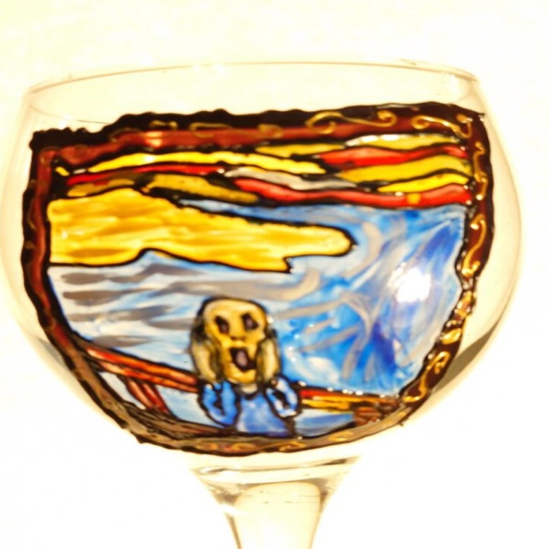 GIN glass ' The Scream' - Glasswares & Drinkwares - British D'sire