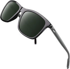 GQUEEN Lightweight Al-Mg Temple Polarised Sunglasses Mens Womens - British D'sire