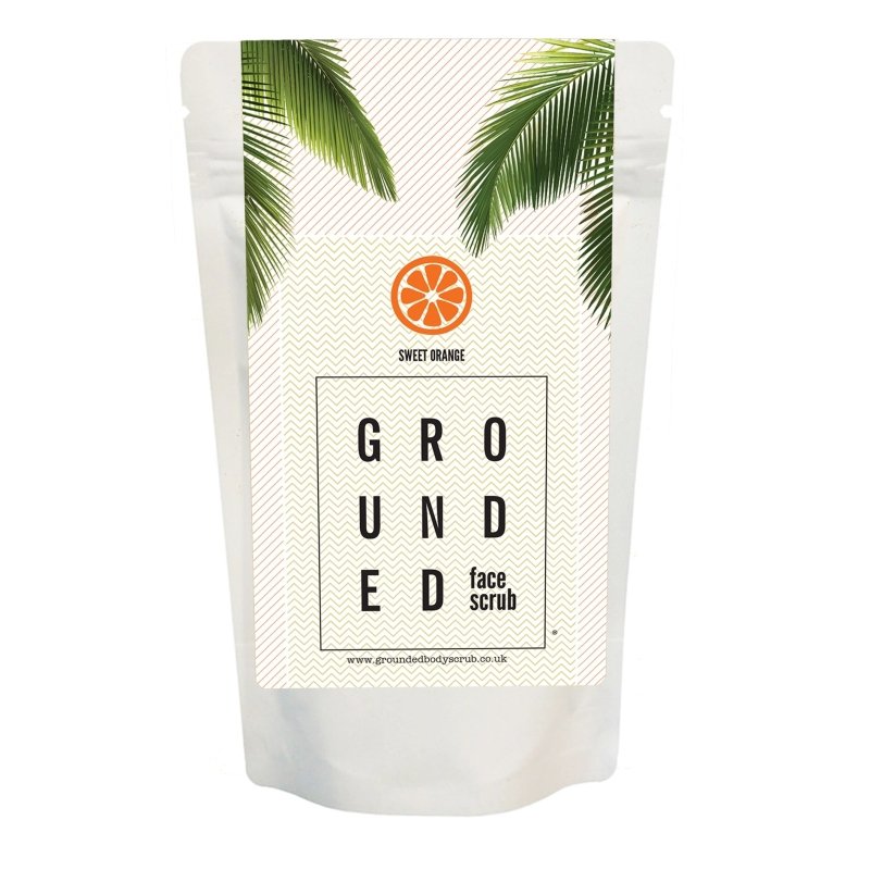 Grounded Beauty Vitamin C Infused Sweet Orange Face Scrub (60g/20 Uses) - Face Care - British D'sire