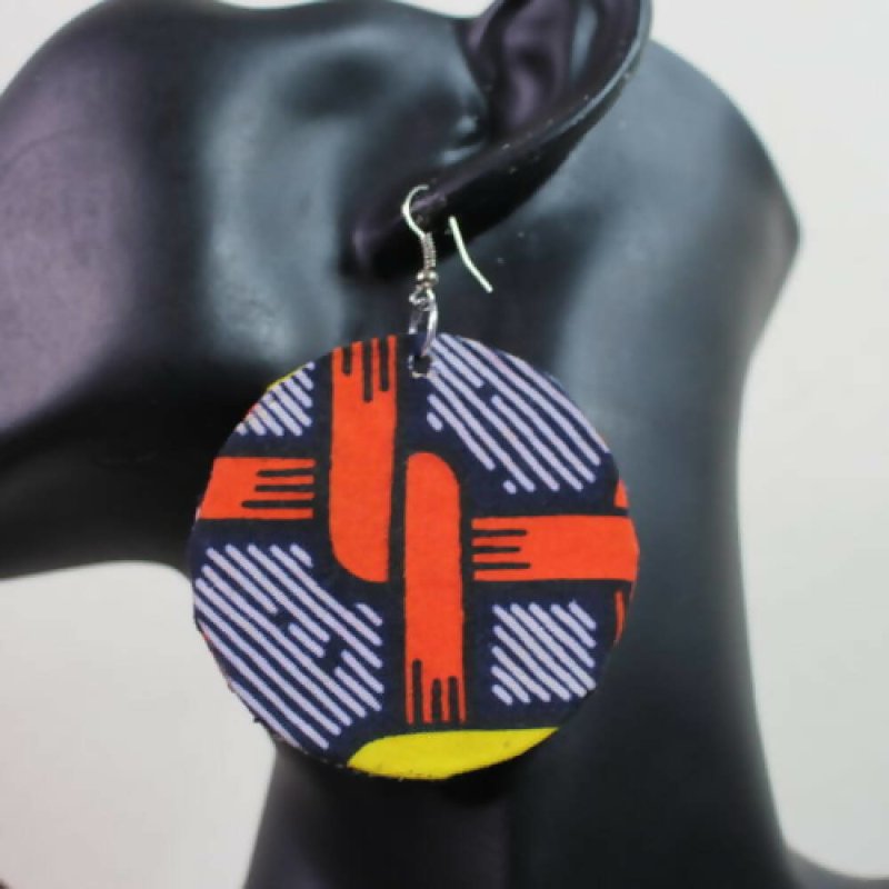 Ifetola Ankara Print Earring - Jewelry/Accessories - British D'sire