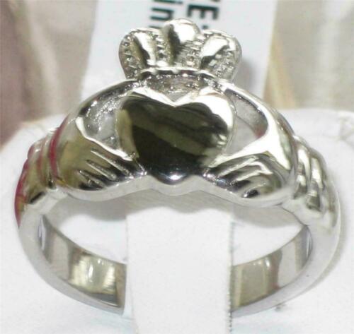 Jewellery Kingdom Claddagh Celtic Irish Ladies Ring (Silver) - Jewelry Rings - British D'sire