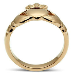 Jewellery Kingdom Claddagh Irish 14kt No Stone Steel No Tarnish Ring (Rose Gold) - Jewelry Rings - British D'sire