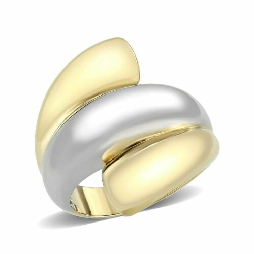 Jewellery Kingdom Designer Ladies Ring (Silver & Gold) - Jewelry Rings - British D'sire