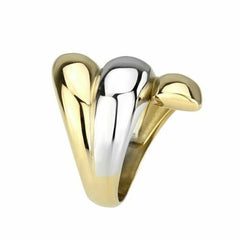 Jewellery Kingdom Designer Ladies Ring (Silver & Gold) - Jewelry Rings - British D'sire