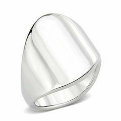 Jewellery Kingdom Ladies Band Highly Polished Stamped Stainless Steel Ring (Silver) - Jewelry Rings - British D'sire