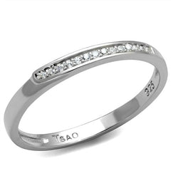 Jewellery Kingdom Ladies Cubic Zirconia Band 27 mm Sterling Eternity Wedding Thumb Handmade Ring (Silver) - Jewelry Rings - British D'sire