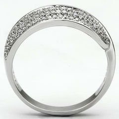 Jewellery Kingdom Ladies Cubic Zirconia Band 8mm Eternity Wedding Ring (Sterling Silver) - Jewelry Rings - British D'sire