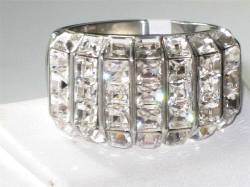 Jewellery Kingdom Ladies CZ Ring Princess Cut Square Comfort Stainless Steel Sparklin - Jewelry Rings - British D'sire