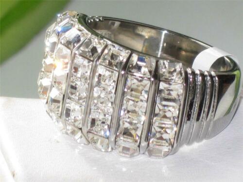 Jewellery Kingdom Ladies CZ Ring Princess Cut Square Comfort Stainless Steel Sparklin - Jewelry Rings - British D'sire