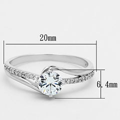 Jewellery Kingdom Ladies Cz Sterling Silver 1 Carat Engagement Solitaire Accents Stamped Ring - Jewelry Rings - British D'sire