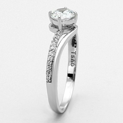 Jewellery Kingdom Ladies Cz Sterling Silver 1 Carat Engagement Solitaire Accents Stamped Ring - Jewelry Rings - British D'sire