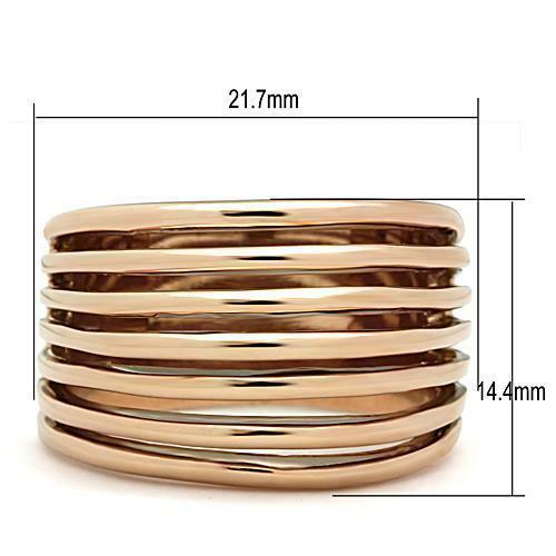 Jewellery Kingdom Ladies Dome Band Chunky 14kt No Stone Open Steel Gold Ring - Jewelry Rings - British D'sire