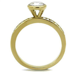 Jewellery Kingdom Ladies Engagement Bezel 1.50K Ring (Gold) - Engagement Rings - British D'sire