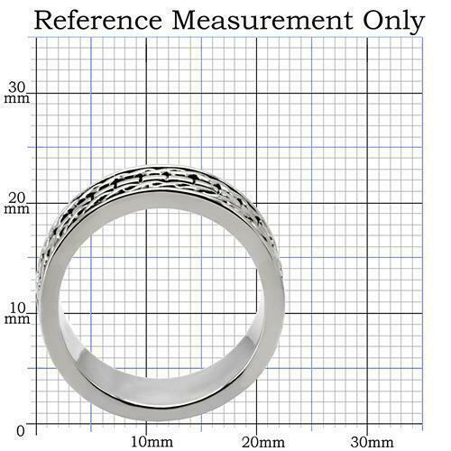 Jewellery Kingdom Ladies No Stone 8mm Stainless Steel 316 Highly Polished Silver Ring Band - Jewelry Rings - British D'sire