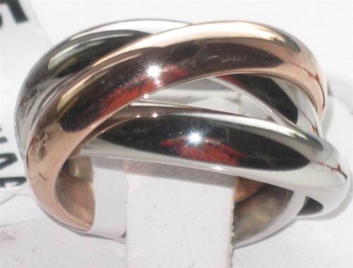 Jewellery Kingdom Ladies Russian Wedding Band Stainless Steel Unsex Rings (Rose Gold) - Jewelry Rings - British D'sire