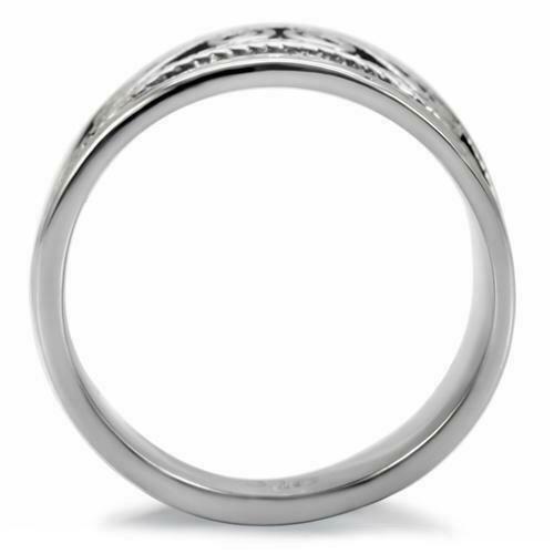 Jewellery Kingdom Ladies Silver Stainless Steel 316L Highly Polished Comfort Ring Band - Jewelry Rings - British D'sire