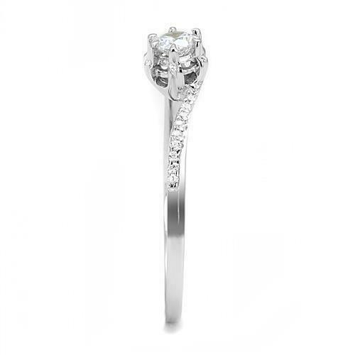 Jewellery Kingdom Ladies Solitaire Accents Cz 1/2 Carat Engagement Sterling Silver 925 Ring - Jewelry Rings - British D'sire