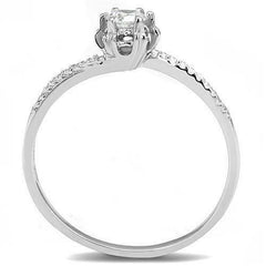 Jewellery Kingdom Ladies Solitaire Accents Cz 1/2 Carat Engagement Sterling Silver 925 Ring - Jewelry Rings - British D'sire