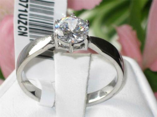 Jewellery Kingdom Ladies Solitaire Silver Cubic Zirconia Engagement Ring - Jewelry Rings - British D'sire