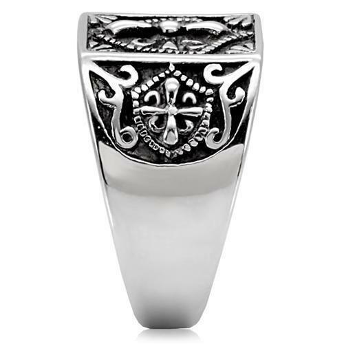 Mens cross pinky on sale ring