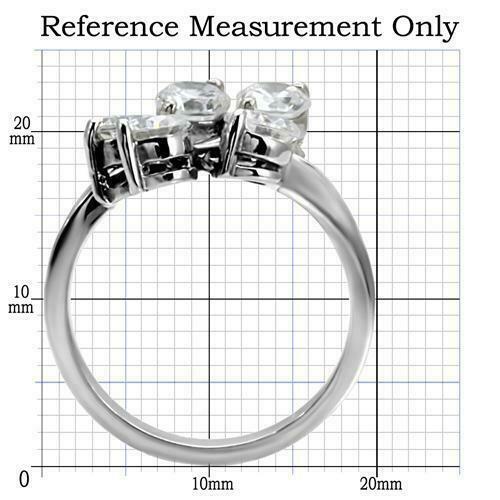 Jewellery Kingdom Solitaires Cubic Zirconia Ladies Silver Ring - Jewelry Rings - British D'sire