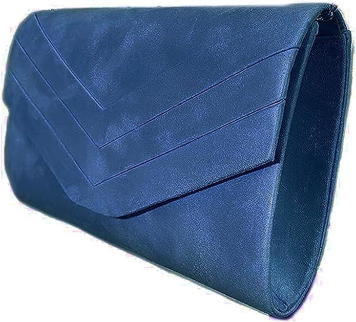 LeahWard Women's Faux Suede Leather Clutch Bag Wedding Bridal Prom Handbags 809 - British D'sire