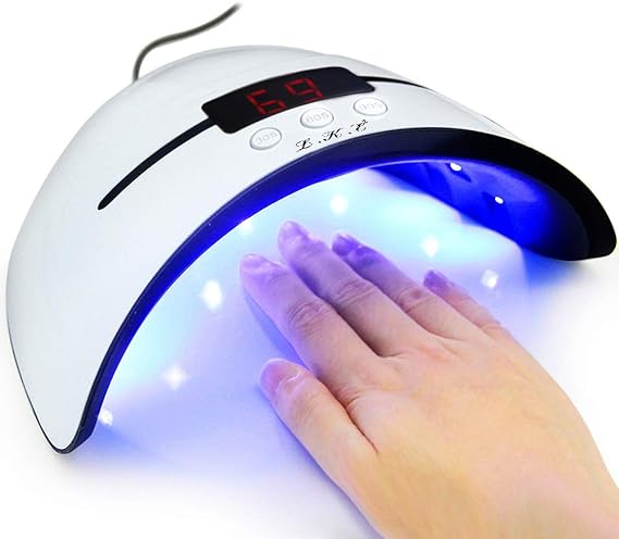 LED UV Nail Lamps for Gel Nail Polish Nail Dryer Curing Lamp with 3 Timers Auto Sensor LED Digital Display USB Plug Carry Convenient - Skin care kits & bundles - British D'sire