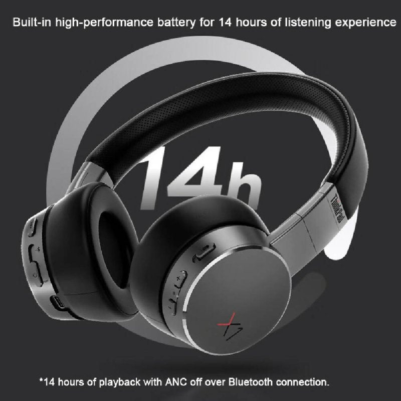 Lenovo ThinkPad X1 Head-mounted Active Noise Reduction Bluetooth Headphones - Headphone - British D'sire