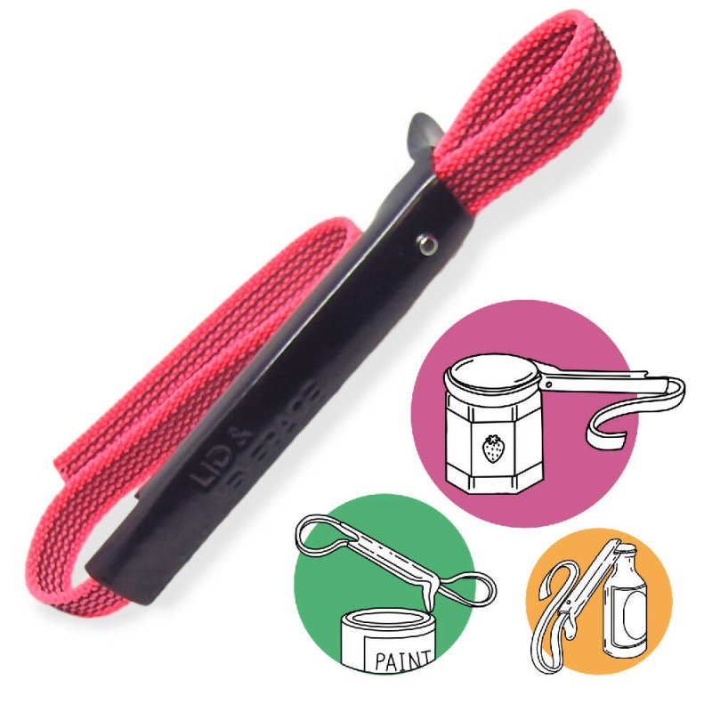 Lid & Leverage Adjustable Strap Opener Fits Around Objects of any Shape to Loosen, Tighten or Hold them Without Surface Damage - Kitchen Tools & Gadgets - British D'sire